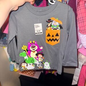 Kohl's Gray Toy Story Halloween Long Sleeve Tee